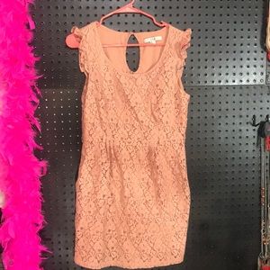 Pink Lacey dress
